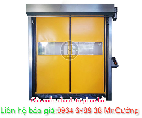 cửa cuốn nhanh tự phục hồi